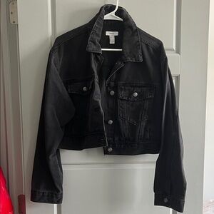 Forever 21 Black Jean Jacket